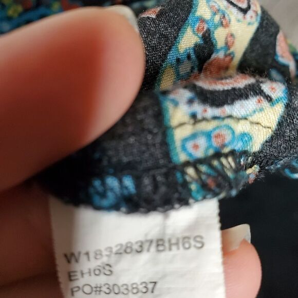 Band of gypsies floral spaghetti strap maxi dress xs black - Picture 2 of 14